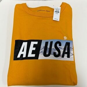 NWT American Eagle Outfitters Men’s Long Sleeve Graphic Shirt Size XXL